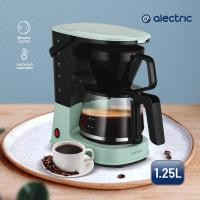 ราคา Alectric Coffee Maker เครื่องชงกาแฟอัตโนมัติ 1.25L. รุ่น 6C - รับประกันสินค้า 3 ปี (23677692326)