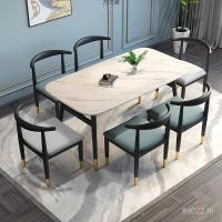 ราคา สี่เหลี่ยมแสงหรูหราโต๊ะรับประทานอาหารใหม่จีนพาร์ทเมนท์ขนาดเล็กครัวเรือนรวมกันหินอ่อนเลียนแบบทันสมัยเรียบง่ายโต๊ะรับประทานอาหารเก้าอี้ 3ดร (54602390306)