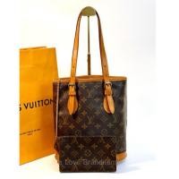 ราคา LOUIS VUITTON Bucket Monogram Bag (รับประกันสินค้าแท้) (20282658038)