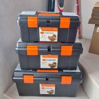 ราคา กล่องเครื่องมือ Pumpkin มี 3 ขนาด 16 นิ้ว 19 นิ้ว 22 นิ้ว กล่องพลาสติก เก็บเครื่องมือ (28311746755)