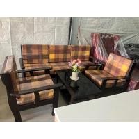 ราคา ชุดรับแขก ไม้ยางพารา พร้อมโต๊ะกลาง (25212257301)