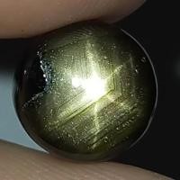 ราคา พลอย แบล็ค สตาร์ แซฟไฟร์ ธรรมชาติ แท้ ( Natural Black Star Sapphire ) หนัก 6.07 กะรัต (9213054769)