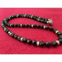 ราคา สร้อยคอคริสตัลสีดำ ขนาดสั้น (4296344024)