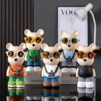 ราคา ⭐กระปุกออมสิน,⭐ความสูงของ 28CM,แฟชั่นหมีแว่นตากล้องกระปุกออมสิน (22569471454)