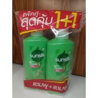ราคา แชมพู sunsilk แพ็คคู่ขวดเขียว หัวปั๊ม 325 ml 2 ขวด (52350601140)