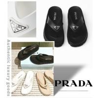 ราคา ♞,♘Prada Rubber Flip Flops / Please contact customer service for size DA (26431653732)
