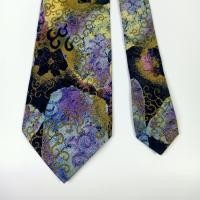 ราคา เนคไท มือสอง Kenzo Paris Men's Silk Tie Colorful Abstract Design Neckwear (42222449998)
