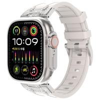 ราคา ฝังคริสตัลเพชร Fluoroelastomer สําหรับ Apple Watch Series 11 10 9 8 7 แฟชั่นยางสําหรับ iWatch S6 S5 S4 (44277637489)