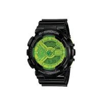 ราคา Casio G-Shock นาฬิกาข้อมือผู้ชาย สายเรซิ่น รุ่น GA-110B-1A3DR - Black/Green (228195)