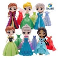 ราคา พร้อมส่งโมเดลตัวใหญ่ เจ้าหญิง ดิสนีย์ เปลี่ยนชุดได้ ยกชุด 6 ตัว set 1-3❤️ (1252291197)