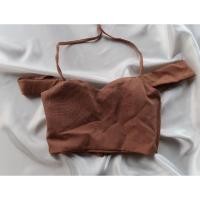 ราคา เสื้อครอปผูกคอปาดไหล่ ผ้าดีมาก (10407773282)