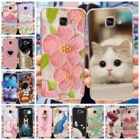 ราคา เคสโทรศัพท์มือถือ ซิลิโคนนิ่ม TPU ลายดอกไม้ แมวน่ารัก สําหรับ Samsung Galaxy A3 (2016) A3 (2017) A3 2016 2017 SM-A310F SM-A320Y (24622725684)