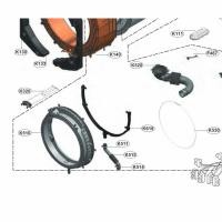 ราคา ขอบยางประตูเครื่องซักผ้าฝาหน้า Inverter 15 kg รุ่น F2515SNEG (ตำแหน่ง K510) (42500131548)