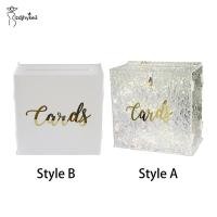 ราคา [lzdjhyke3] กล่องซองจดหมายงานแต่งงานงานแต่งงานจัดหากล่องเงินหนาใส่กล่องการ์ดอวยพรสําหรับแผนกต้อนรับวันเกิดตกแต่งจบการศึกษา (57903877815)