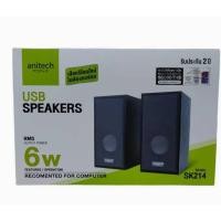 ราคา Anitech USB Speakers SK214 ลำโพงคอมพิวเตอร์ ลำโพงคู่พร้อมสาย (14656680748)