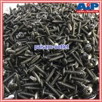 ราคา ประมาณ1000ตัว น็อตประกอบตู้ลำโพง สกรู THดำ 8x3/4นิ้ว สกรูเกลียวปล่อย สกรูดำ น็อตดำ น็อตเกลียวปล่อย น็อต สกรูหัวกลม เอ... (9609755743)