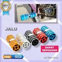 ราคา 2 ชิ้น Jalu โลหะผสมพับเด็ก bmx ที่พักเท้าจักรยาน ซ้อนท้าย * (47251312164)