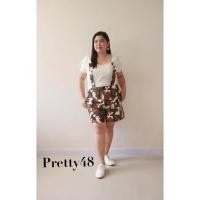 ราคา ชุดคนอ้วน,ชุดสาวอวบ,ชุดไซส์ใหญ่,จั๊มสูทเอี๊ยมลายทหาร (4204364498)