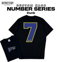 ราคา Districstuff Custom Number Dunk เสื้อยืด Back Number (28332554912)