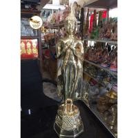 ราคา พระประจำวันศุกร์ พระปางรำพึง​ เนื้อทองเหลือง หน้าตัก 9" สูง 63 cm (5878465100)