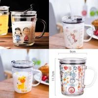 ราคา แก้วกันนมหก แก้วใส่นมน่ารักๆลายการ์ตูน (7135050468)