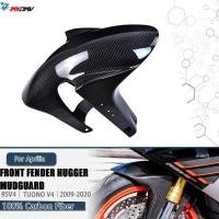 ราคา For Aprilia RSV4 Tuono V4 V4R 2009-2020 Motorcycle Carbon Fiber Front Fender Wheel Hugger Mudguard (52254016619)