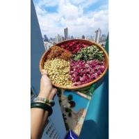 ราคา บุหงารำไป แบบชาววัง ดอกไม้จริงตากแห้งแบบธรรมชาติไม่ย้อมสี สะอาดปลอดภัยมีกลิ่นหอมลมุนมากๆ ราคากิโลละ2,498 (21631291821)