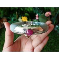 ราคา กำไลหยกหุ้มเงิน พลอยทับทิม (5215250916)