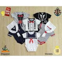 ราคา ชุดบอดี้สูท ชุดหมี ชุดเด็ก เซท 5 ชุด ลายทักซิโด้กับทหารเรือ (528701168)