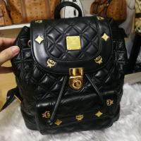 ราคา กระเป๋าเป้mcm สภาพสวย​ อะไหล่ทองสวย​ ไซร์S ​9นิ้ว​ (4907415200)