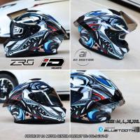 ราคา หมวกกันน็อคเต็มใบหุ้มคาง ID รุ่น ZRO แว่น 2 ชั้น แถมฟรีถุงผ้า ชิวฟรีอีก 1 แผ่น มาตรฐาน มอก. ECE 22-06 ไซซ์ M-XXL (26615690663)