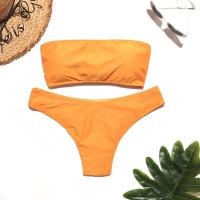 ราคา BikiniDoomDoomชุดว่ายน้ำทูพีช ทูพีชเกาะอก ผูกหลัง สีเหลืองมัสตาร์ด (6448160249)