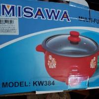 ราคา หม้อสุกี้ misawa multi function cooker model kw 384 (24624375166)