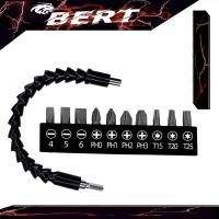 ราคา BERT｜บล็อก ข้อต่อสว่าน ข้ออ่อน ไขควง กระดูกงู สายอ่อน ดอกไขควง สายอ่อน ต่อแกนหกเหลี่ยม 1/4 ข้อต่อดอกไขควง (28312353016)