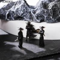 ราคา IONSKY 6 ชิ้น/เซ็ตฟิกเกอร์ดาบจีน, เครื่องประดับรูปปั้นรถโบราณประณีต, โมเดลการ์ตูนมินิดาบจิ๋วตู้ (27736434809)