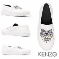 ราคา [เก็บ code ลดเพิ่ม 1000]พร้อมส่งในไทยรองเท้า Kenzo Tiger Slip-on**Made in Spain(White) ของเเท้ (23312346462)