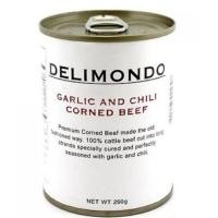 ราคา Delimondo Garlic and Chili Corned Beef 260grams (8857640512)