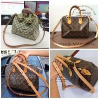 ราคา พร้อมส่งตลอด สายคาวไฮด์ ผลิตจาก Cowhide สะพายปรับได้ ครอสบอดี้ หนังแท้ Lv pochette /speedy/alma (7220120611)