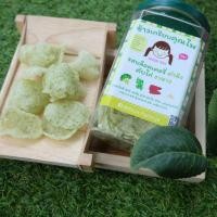 ราคา ข้าวเกรียบผัก ขนมเด็ก ข้าวเกรียบออแกนิกส์ || ข้าวเกรียบคุณไพ || รสบล็อคเคอรี่ผสมตำลึง ตับไก่ งาขาว (4736462097)