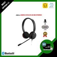 ราคา [ รับประกัน 2ปี ] Jabra Headphone USB Evolve 20 , 30 MS Stereo Black หูฟังลดสียงรบกวน (23522315902)