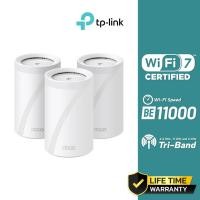 ราคา TP-Link BE11000 Whole Home Mesh WiFi 7 System รุ่น Deco BE65(3-Pack) (25963274232)