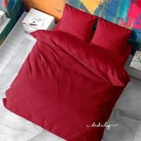 ราคา ชุดผ้าปูที่นอน 5 ฟุต 3 ชิ้น BED CLIP MICROTEX สีแดงอมชมพู เครื่องนอน ผ้าปูที่นอน BEDDING SET BED CLIP MICROTEX 5' RED PI (27773080718)