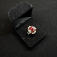 ราคา แหวนทับทิมสยามเพชร ทองคำ 8.50 g เพชร 30 เม็ด 1.20 cts ทับทิมสยาม 32 เม็ด 2.80 cts (50854097530)