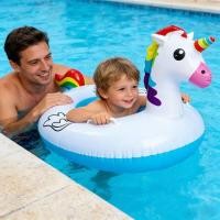ราคา Intex ห่วงยางลายสัตว์ ยูนิคอร์น ห่วงยางลายสัตว์ ลามะ จระเข้ ยูนิคอร์น baby swimming ring น่ารักมากๆ (56054110251)