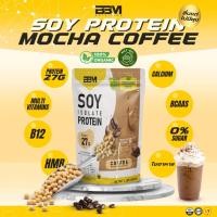 ราคา BBM SOY ISOLATE โปรตีน 27g เพิ่มกล้าม HMB, BCAA, รสกาแฟ (Mocha Coffee) โปรตืนพืชถั่วเหลือง (25200089945)