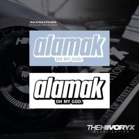 ราคา ALMAK OH MY GOD SERIES CAR DECAL AUTOMOTIVE DIE-CUT สติ๊กเกอร์ไวนิล – HIVORYX (55303555387)