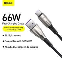 ราคา ชาร์จแรง ถูก/แท้Baseus สายชาร์จ 6A Type-C รองรับ SuperCharge 66W Type C Cable (26954977785)