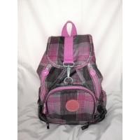 ราคา Kipling กระเป๋าเป้ ลายสก๊อต สีชมพู มือสอง (25418049962)