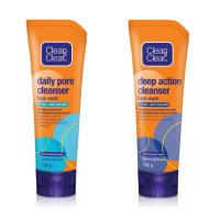 ราคา Clean & Clear Facial Foam คลีนแอนด์เคลียร์ โฟมล้างหน้า 100g (Deep Action/Daily Pore) (40575200036)