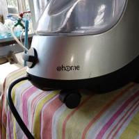 ราคา d27เครื่องรีดถนอมผ้าไอน้ำ"แอทโฮม@home"รุ่นMiniสี สีเงินsecond handมือสองสภาพเหมือนใหม่ (26104780555)